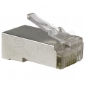 Wtyk modularny RJ45 8P8C kat.5e ekranowany STP Alantec WORECZEK 100szt.