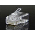 Wtyk modularny RJ45 8P8C kat.5e nieekranowany UTP drut NEKU opakowanie 50szt.