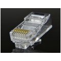 Wtyk modularny RJ45 8P8C kat.5e nieekranowany UTP drut NEKU WORECZEK 100szt.