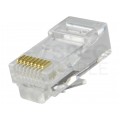 Wtyk modularny RJ45 8P8C kat.5e nieekranowany UTP drut NEKU WORECZEK 100szt.