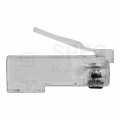 Wtyk modularny RJ45 8P8C kat.5e nieekranowany UTP drut przelotowy NEKU WORECZEK 100szt.