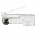 Wtyk modularny RJ45 8P8C kat.5e nieekranowany UTP drut przelotowy NEKU WORECZEK 10szt.