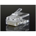 Wtyk modularny RJ45 8P8C kat.5e nieekranowany UTP linka WORECZEK 10szt NEKU