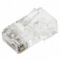 Wtyk modularny RJ45 8P8C kat.5e nieekranowany UTP uniwersalny drut linka NEKU opakowanie WORECZEK 10szt.