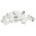 Wtyk modularny RJ45 8P8C kat.5e nieekranowany UTP uniwersalny drut linka NEKU opakowanie WORECZEK 10szt.