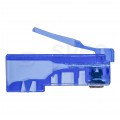 Wtyk modularny RJ45 8P8C kat.5e nieekranowany UTP uniwersalny drut linka przelotowy niebieski NEKU opakowanie SŁOIK 100szt.