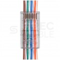 Wtyk modularny RJ45 8P8C kat.6 nieekranowany UTP drut przelotowy NEKU WORECZEK 100szt.