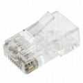 Wtyk modularny RJ45 8P8C kat.6 nieekranowany UTP drut VITALCO