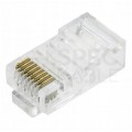 Wtyk modularny RJ45 8P8C kat.6 nieekranowany UTP drut VITALCO