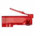 Wtyk modularny RJ45 8P8C kat.6 nieekranowany UTP uniwersalny drut linka przelotowy czerwony NEKU opakowanie SŁOIK 100szt.