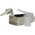 Wtyk modularny RJ45 8P8C kat.6A ekranowany FTP drut Molex