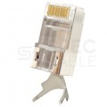 Wtyk modularny RJ45 8P8C kat.6A, kat.7 ekranowany FTP Alantec WORECZEK 100szt.