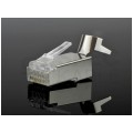 Wtyk modularny RJ45 8P8C kat.6A, kat.7 ekranowany FTP NEKU WORECZEK 10szt.