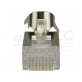 Wtyk modularny RJ45 8P8C kat.6A, kat.7 ekranowany FTP NEKU WORECZEK 10szt.