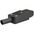 Wtyk zasilający IEC320 C13 złącze komputerowe (żeńskie) 2P+Z 230V 10A na kabel