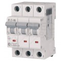 Wyłącznik nadprądowy S bezpiecznik 3-fazowy B25 (B 25A) 3-biegunowy 3P (230/400V AC) 3-modułowy EATON