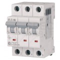 Wyłącznik nadprądowy S bezpiecznik 3-fazowy C25 (C 25A) 3-biegunowy 3P (230/400V AC) 3-modułowy EATON