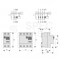 Wyłącznik różnicowoprądowy RCD 3-fazowy 25A 30mA typ AC 4-biegunowy 4P (230V / 400V AC) 4-modułowy EATON