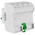 Wyłącznik różnicowoprądowy RCD 3-fazowy 25A 30mA typ AC 4-biegunowy 4P (400V AC) 4-modułowy SR6HM GACIA