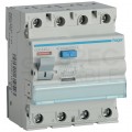 Wyłącznik różnicowoprądowy RCD 3-fazowy 40A 30mA typ AC 4-biegunowy 4P (230V / 400V AC) 4-modułowy HAGER