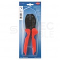 Zaciskarka Praska do końcówek kablowych izolowanych 0,5-6mm2 PreciForce KNIPEX 97 52 36 do konektorów oczkowych, widełkowych, nasuwkowych itp.