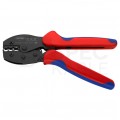 Zaciskarka Praska do końcówek kablowych izolowanych 0,5-6mm2 PreciForce KNIPEX 97 52 36 do konektorów oczkowych, widełkowych, nasuwkowych itp.