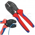 Zaciskarka Praska do końcówek kablowych izolowanych 0,5-6mm2 PreciForce KNIPEX 97 52 36 do konektorów oczkowych, widełkowych, nasuwkowych itp.
