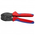Zaciskarka Praska do końcówek kablowych nieizolowanych 0,1-2,5mm2 PreciForce KNIPEX 97 52 34 do konektorów nasuwkowych 2,8mm i 4,8mm bez izolacji