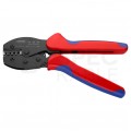Zaciskarka Praska do końcówek kablowych nieizolowanych 0,1-2,5mm2 PreciForce KNIPEX 97 52 34 do konektorów nasuwkowych 2,8mm i 4,8mm bez izolacji