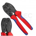 Zaciskarka Praska do końcówek kablowych nieizolowanych 0,1-2,5mm2 PreciForce KNIPEX 97 52 34 do konektorów nasuwkowych 2,8mm i 4,8mm bez izolacji