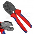 Zaciskarka Praska do końcówek kablowych nieizolowanych 0,5-6mm2 PreciForce KNIPEX 97 52 36 do konektorów nasuwkowych 4,8mm i 6,3mm bez izolacji