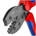 Zaciskarka Praska do końcówek kablowych nieizolowanych 0,5-6mm2 PreciForce KNIPEX 97 52 36 do konektorów nasuwkowych 4,8mm i 6,3mm bez izolacji