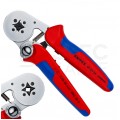 Zaciskarka Praska do tulejek kablowych 0,08-16mm2 z matrycą czworokątną KNIPEX 97 55 04