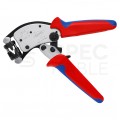 Zaciskarka Praska do tulejek kablowych 0,14-10mm2 z głowicą obrotową Twistor T KNIPEX 97 53 19
