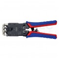 Zaciskarka wtyków modularnych RJ45 (8p8c) i telefonicznych RJ12 (6p6c) RJ11 (6p4c) oraz RJ10 (4p4c) czołowa KNIPEX 97 51 12