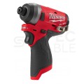 Zakrętarka udarowa 1/4" bezszczotkowa akumulatorowa 12V M12 FUEL MILWAUKEE bez akumulatora bez walizki