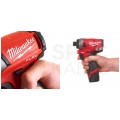 Zakrętarka udarowa 1/4" bezszczotkowa akumulatorowa 12V M12 FUEL MILWAUKEE bez akumulatora bez walizki