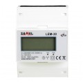 ZAMEL Licznik, monitor energii elektrycznej 3-fazowy z wyświetlaczem LCD 100A LCD LEM-30