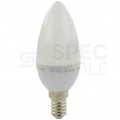 Żarówka LED E14 230V 4W 340lm 2700-3200K świecowa prosta barwa WW biała ciepła SPECTRUM LED