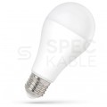 Żarówka LED E27 230V 15W 1500lm 3000K kula barwa WW biała ciepła ALU SPECTRUM LED