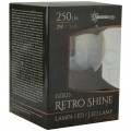 Żarówka LED E27 230V 2W 250lm 2700-3200K Gold Retro Shine gruszka barwa WW biała ciepła SPECTRUM LED