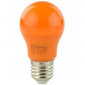 Żarówka LED E27 230V 5W GLS pomarańczowa