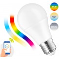 Żarówka LED GLS Smart E27 230V 9W 850lm CCT/RGB ściemnialna Tradycyjna sterowana WIFI spectrum LED