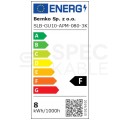 Żarówka LED GU10 230V 8W 720lm 3000K diody SAMSUNG barwa WW biała ciepła BEMKO