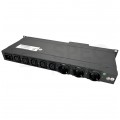 Zarządzalna listwa zasilająca 1U RACK 19" - 5x C13 + 3x CEE 7/5 - kontrola online i monitoring środowiskowy / energii AVIZIO czarna