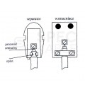 Zasilacz antenowy 12V 100mA wtyk IEC