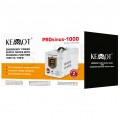 Zasilacz awaryjny UPS przetwornica PRO sinus 12V/230V AVR 700W / 1000VA 10A biały KEMOT do centralnego ogrzewania (pieca CO, pompy, itp.)