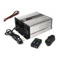 Zasilacz awaryjny UPS przetwornica SINUS 12V/230V AVR 600W / 1200W 10A AZO Digital