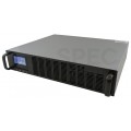 Zasilacz awaryjny UPS RACK 19" 2U 2400W / 3000VA On-Line + 4x akumulator 9Ah AVIZIO Power