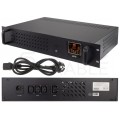 Zasilacz awaryjny UPS RACK 19" 2U PowerBox 510W / 850VA AVR + akumulator AGM 9Ah GT